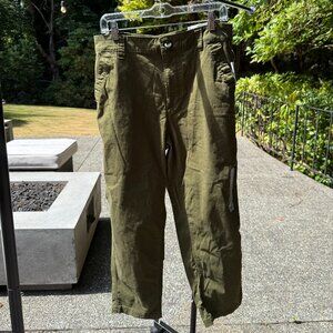 Old Navy High-Rise OG Chico Ankle Pants - Olive Green